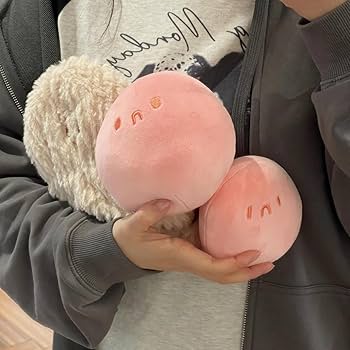 Amazon.co.jp: ZCPACE かわいいピーナッツぬいぐるみ - 8インチ