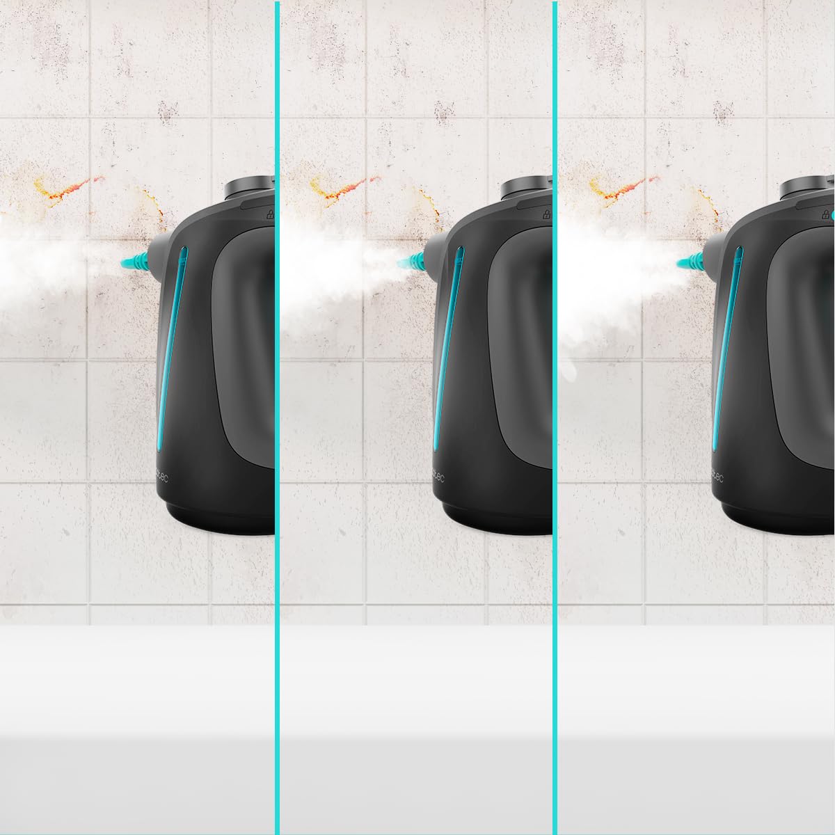 Cecotec Pulitore a Vapore HydroSteam 1300 Rapid Max X-Treme. 1350W, Riscaldamento Rapido, Serbatoio 550ml, 3 Bar, Vapore 30g/min, 16 Accessori, Igiene Profonda e Massima Praticità