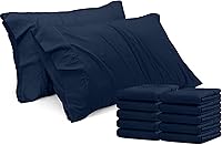 Vista 61 de Utopia Bedding - Juego de 2 fundas de almohada tamaño estándar, con cierre de sobre, tela de microfibra cepillada suave, resistentes al encogimiento