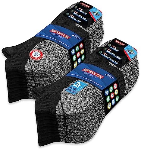 SOXCO 10 Paar Sneaker Socken Herren 43-46 Damen 35-38 39-42 Sportsocken Kurze socken