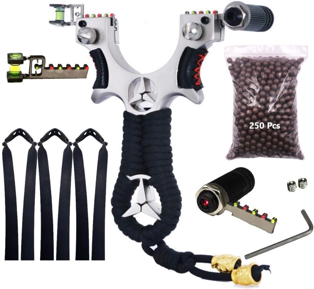 Alloy Benz Alignment Slingshot with Ergonomic Handle | Recreational Sling Tool for Outdoor Games, Fitness & Learning | Compact Travel-Friendly Design (STR Alloy Benz 8.4CM)