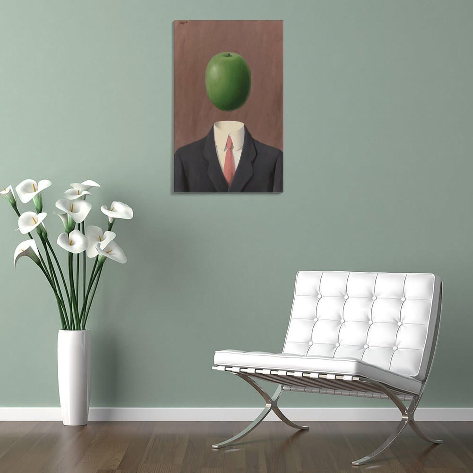 Amazon.co.jp: Rene Magritteルネ・マグリット《観念》ポスター
