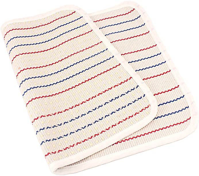 4Pcs Montessori English Uppercase & Lowercase Letters Mat Cotton Blanket Mat for Movable Alphabets Montessori Language Learning Tool