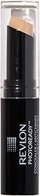 REVLON Corretivo Em Bastão, Maquiagem Facial Photoready Para Todos Os Tipos De Pele, Longa Duração Média - Cobertura Total Com Acabamento Cremoso, Fórmula Leve, 002 Light, 0,11 Oz