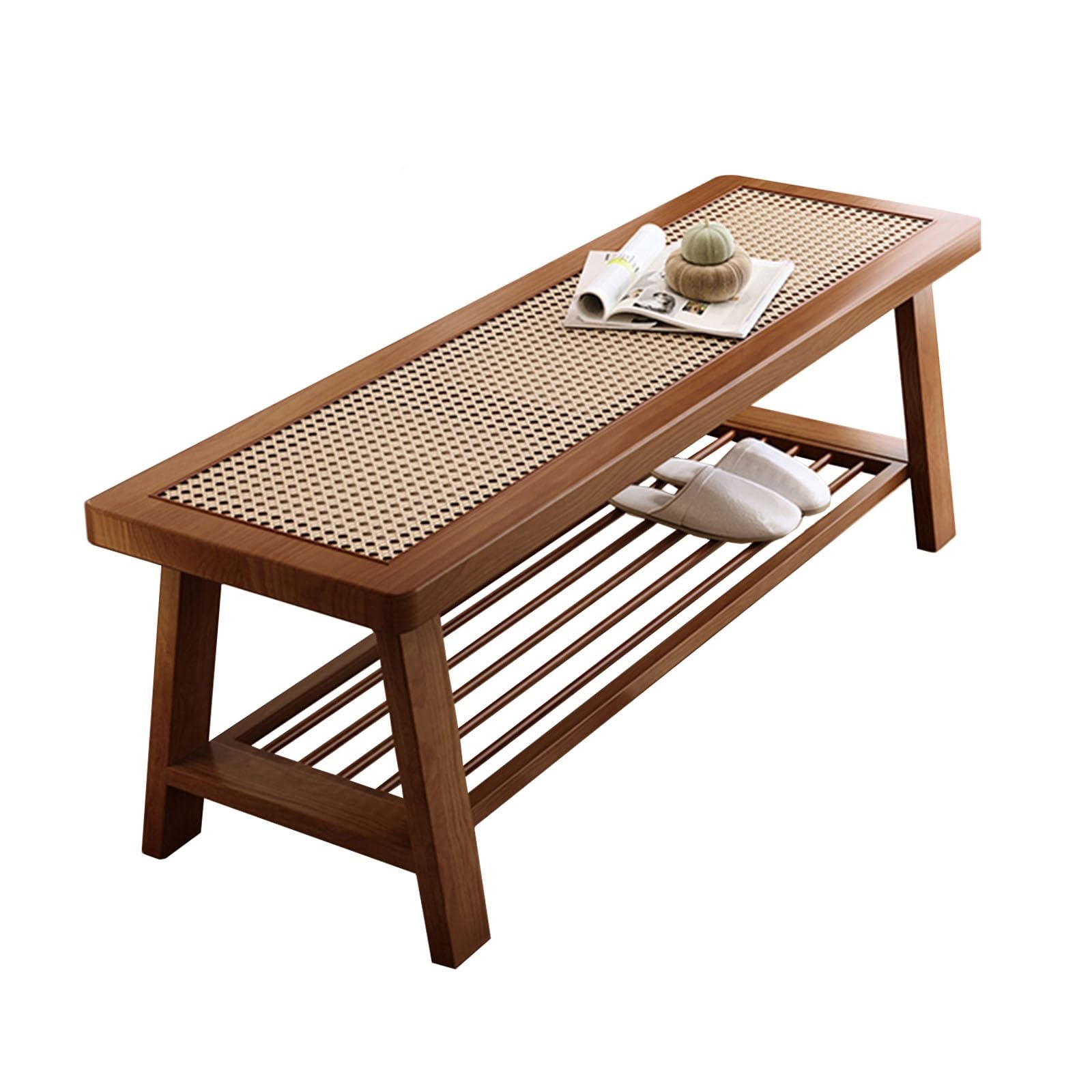 Banc à chaussures d'entrée compact pour libérer votre couloir