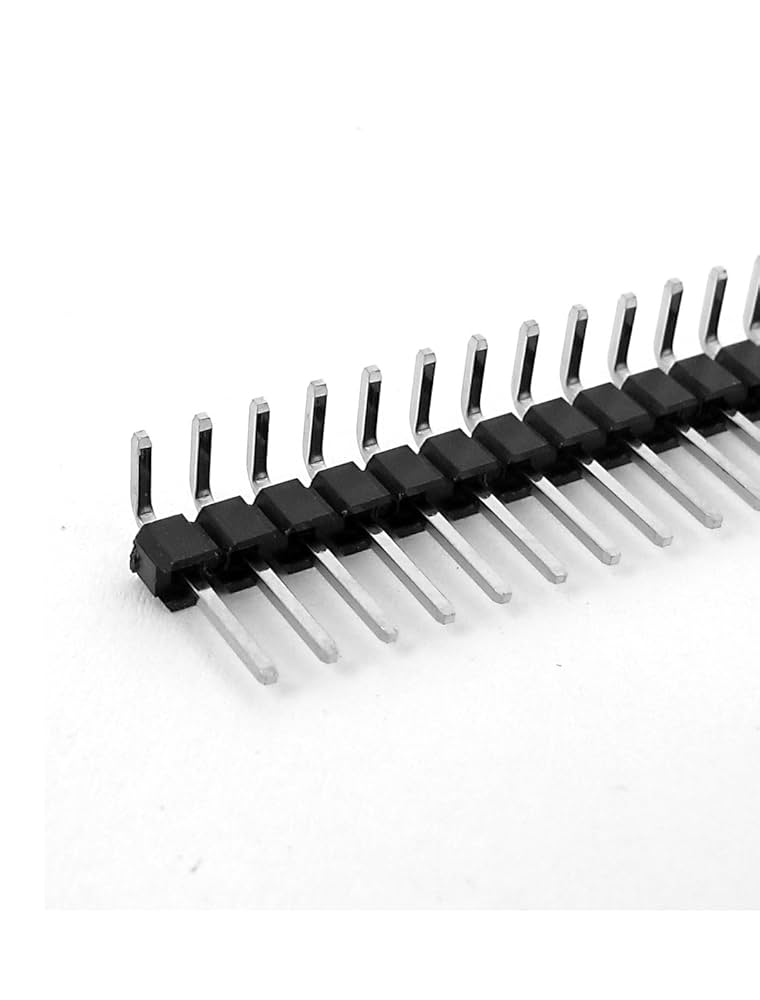 uxcell Right Angle Single Row 40-pin 2.54mm Male Header for