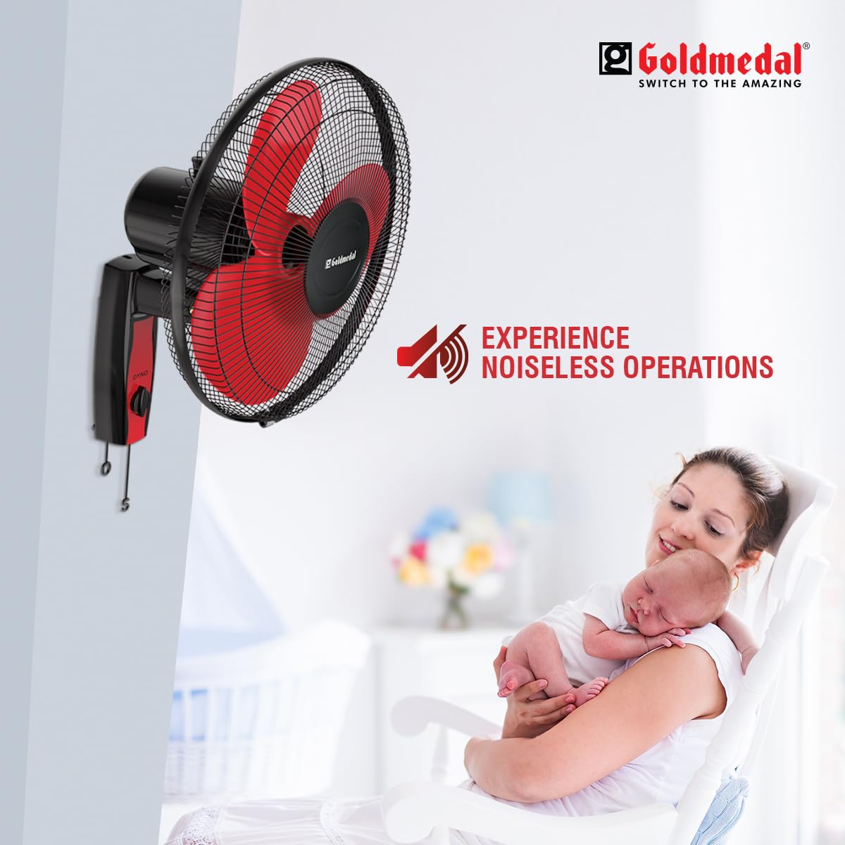 Goldmedal Dyno Wall Fan - Stay Cool This Summer -2 Goldmedal Dyno Wall Fan - Stay Cool This Summer -2