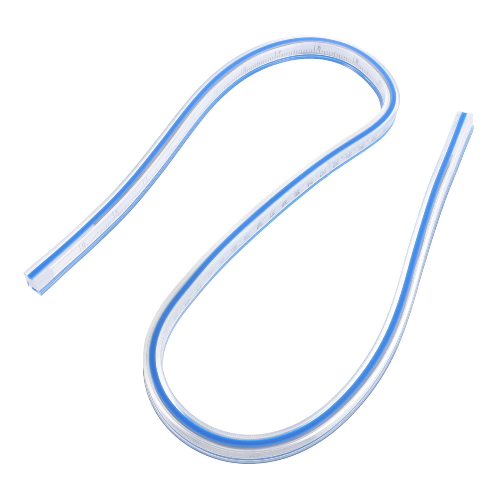 5 Pièces Règle Flexible Curve pour Couture et Design Technique Outil Polyvalent pour Courbes Complexes et Grands Dessins Règle Souple Serpent pour Patron et