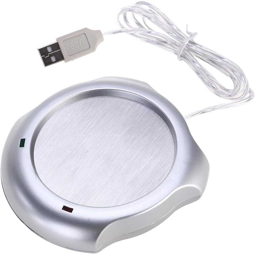TDMKT 2 pcs Desktop USB Mug Warmer,Coffee Mug Warmer,Safely Use for Office/Home to Warm Coffee Tea Milk Candle Heating Wax