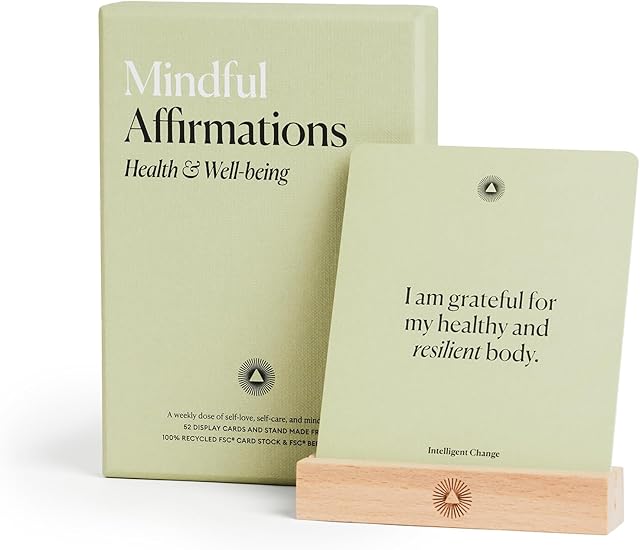 Intelligent Change Karty afirmacyjne Mindful dla zdrowia i dobrego samopoczucia