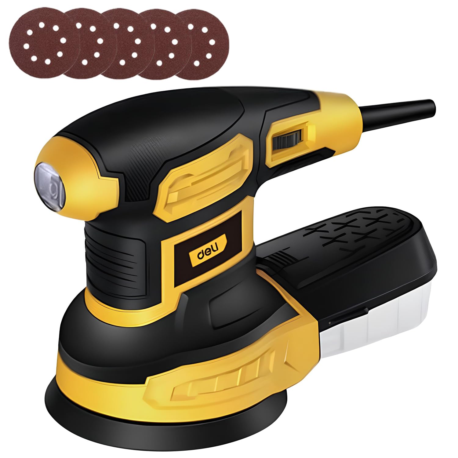 See full amazon price history chart for Deli DL-SG125-E3 Rotary Orbital Sander 240V 60Hz with Carbon Bruh 360W Robust Motor 12000rpm 125mm Sander-Paper 6 Graded Speed Buffing Sanding Tool For Wood Metal Work (Pack of 1, Yellow Black) Deli DL-SG125-E3 Rotary Orbital Sander 240V 60Hz with Carbon Bruh 360W Robust Motor 12000rpm 125mm Sander-Paper 6 Graded Speed Buffing Sanding Tool For Wood Metal Work (Pack of 1, Yellow Black) (B0D94781GD) Amazon Price History, Amazon Price Tracker