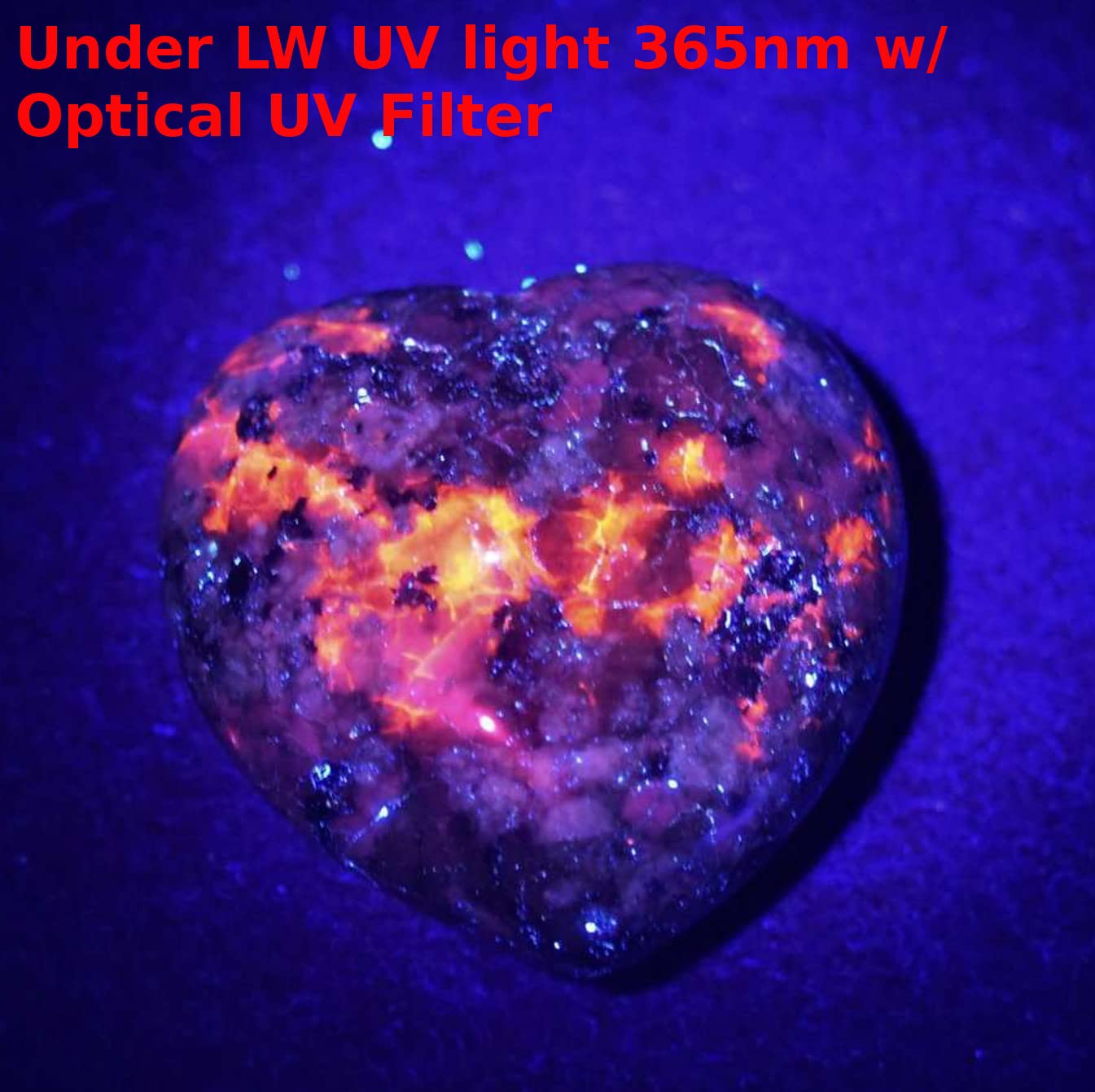 Amazon.com: 30mm Purple Red Ruby in Green Zoisite Puffy Heart