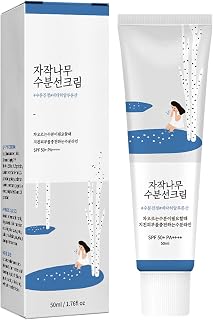 Korean Sunscreen, Organic Sunscreen SPF50,PA++++, Birch Juice Moisturizing Sunscreen Korean Skincare Sunscreen, Strong UV Protection, Moist Essence Type(50ml)
