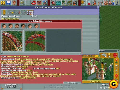 Roller Coaster Tycoon - PC