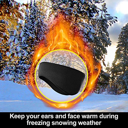 Kxcoftxi Mens Headbands - 4 Pieces Earmuffs Warmer For Winter - Sports Headband For Running Skiing Yoga Workout #TOP3