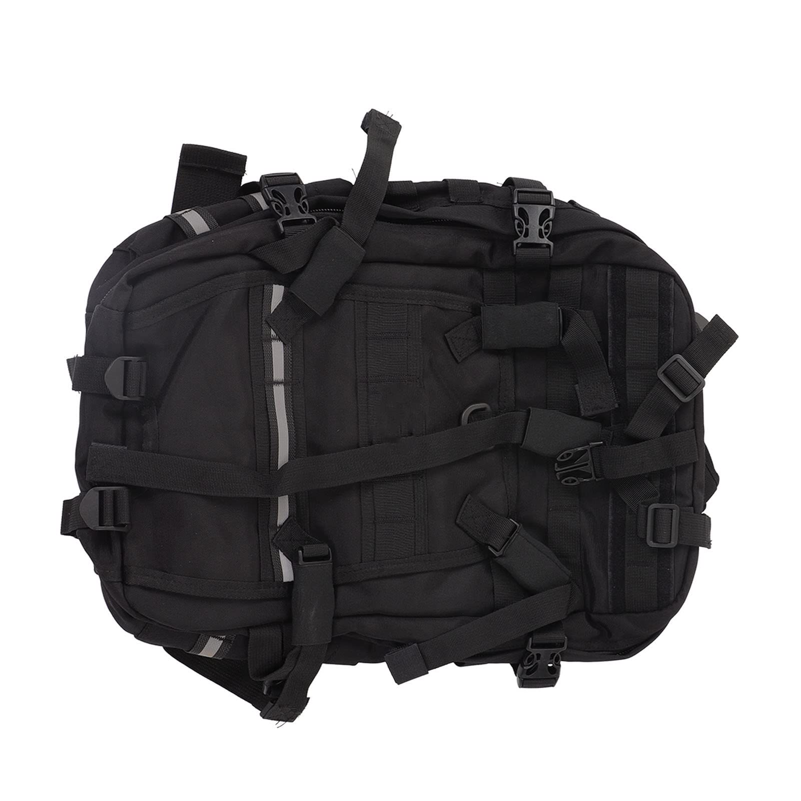 Cocoarm Zaino per Casco Moto, Borsa per Casco Moto Impermeabile in PVC 900D, Spazio Espandibile da 37 Litri, Design Multitasche con Copertura Antipioggia, per Ciclisti in Viaggio Pendolari