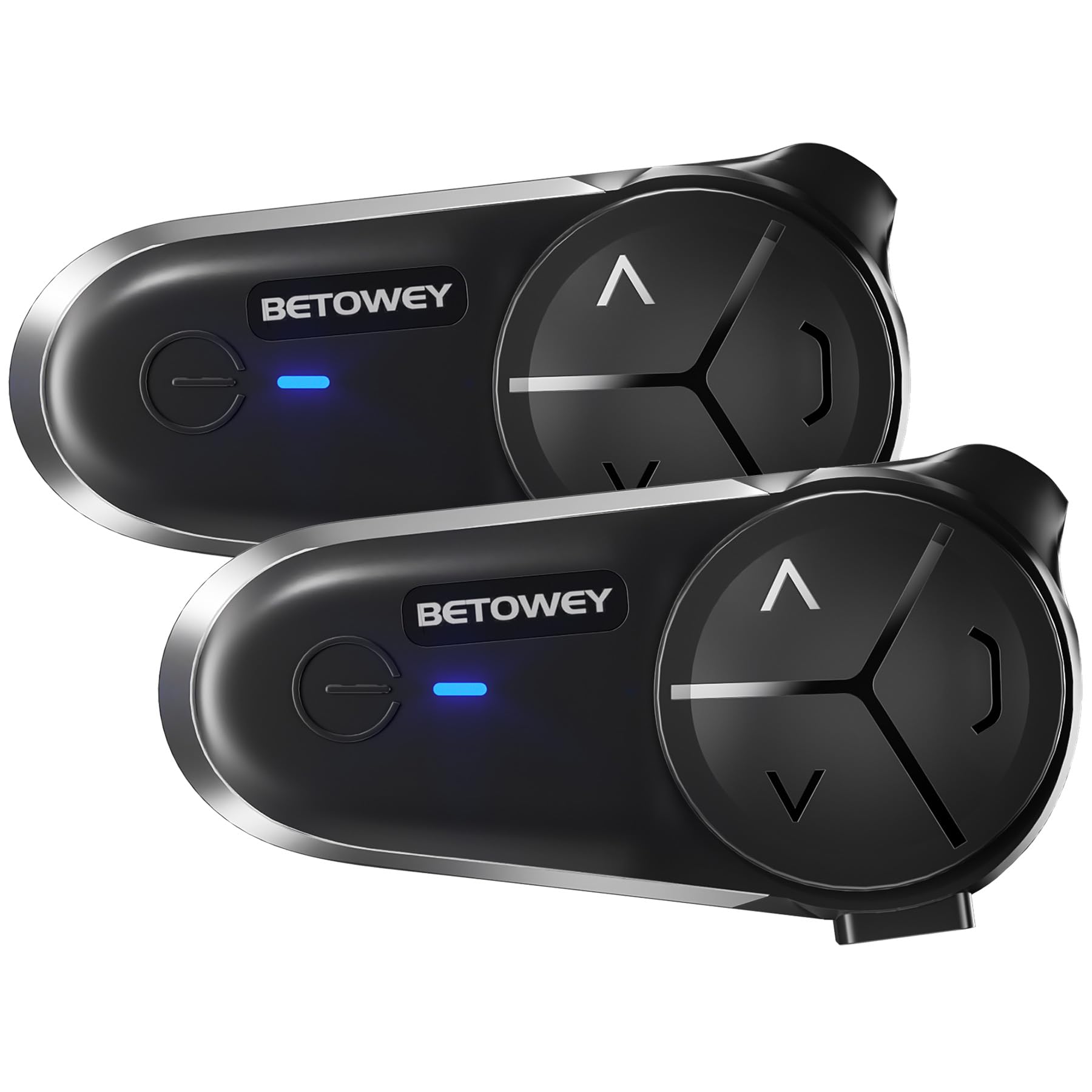 Interfono Moto Bluetooth Coppia BT-S5, Dotato Di Bluetooth V5.3, Audio Multitasking, Due Tipi Di Microfoni, Adatto A 10 Piloti, Confezione Doppia