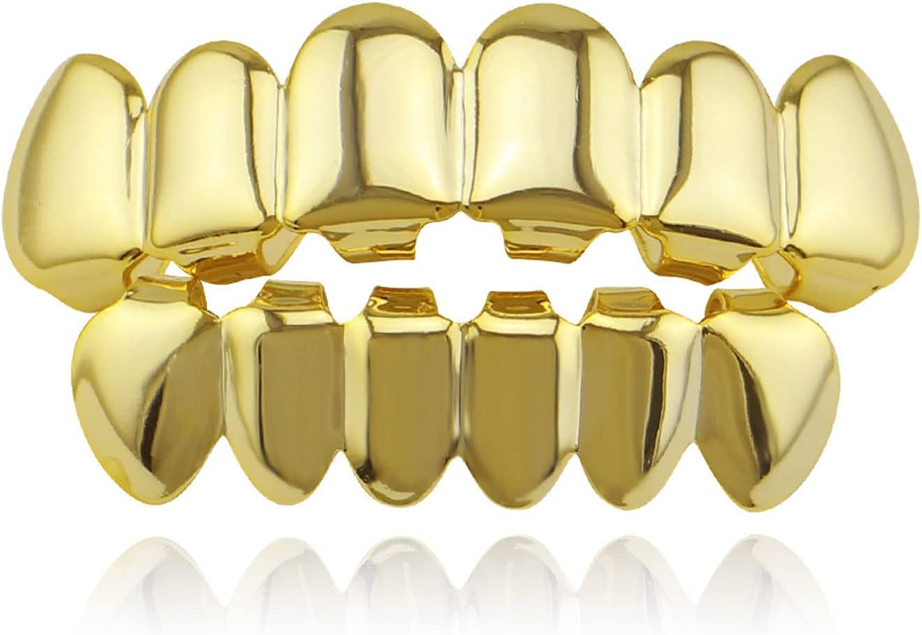 Grills for Your Teeth Fake Gold Fake Teeth Hip Hop Mouth