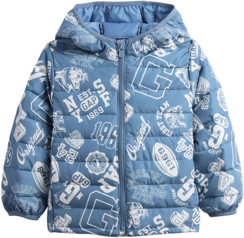 GAP Boys’ Logo Lightweight Puffer Jacket