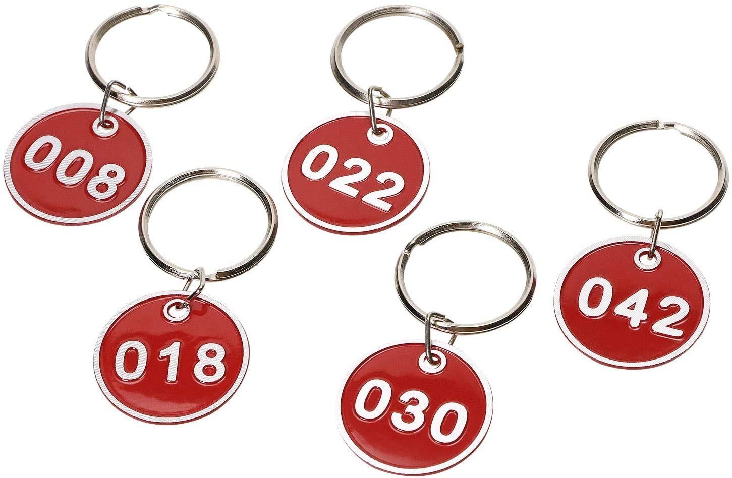Buy INGATO Number Tags Metal Number Keychain Tag 150 Number ID Tags