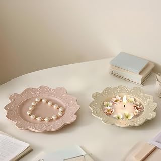 2 PCS Jewelry Fruit Trays Resin Molds, Irregular Round Plate Silicone Mold, Epoxy Resin Casting Mold for Handmade & DIY Resin Craft, Perfect for Home Decor Gift Birthday Party Baby Shower
