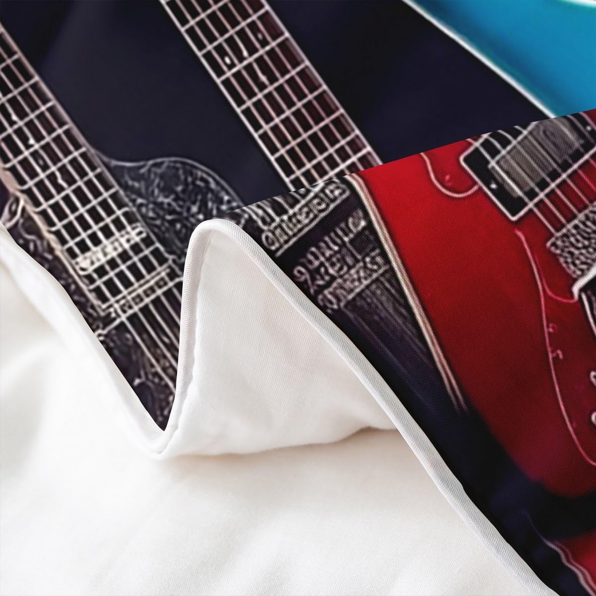 Housse de couette 135 x 200 cm - 100 % coton - Thème de musique moderne - Pour chambre à coucher de garçon - Inspiré du style hip pop - Avec 1 taie d'oreiller