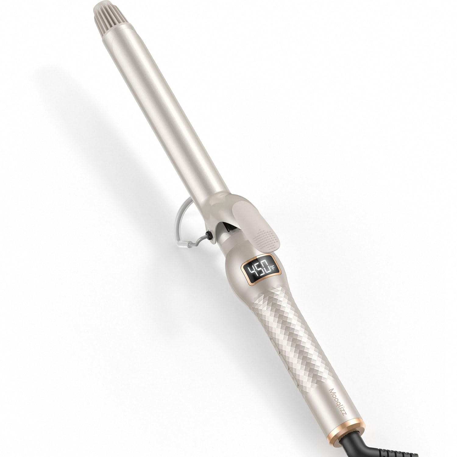 Ceramic Curling Iron with Adjustable Heat and Dual Voltage