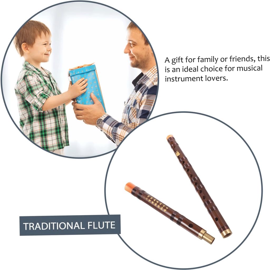 Flauta de bambú para adultos, instrumento tradicional Dizi, flauta para niños, flauta china Dizi, 1 ud.