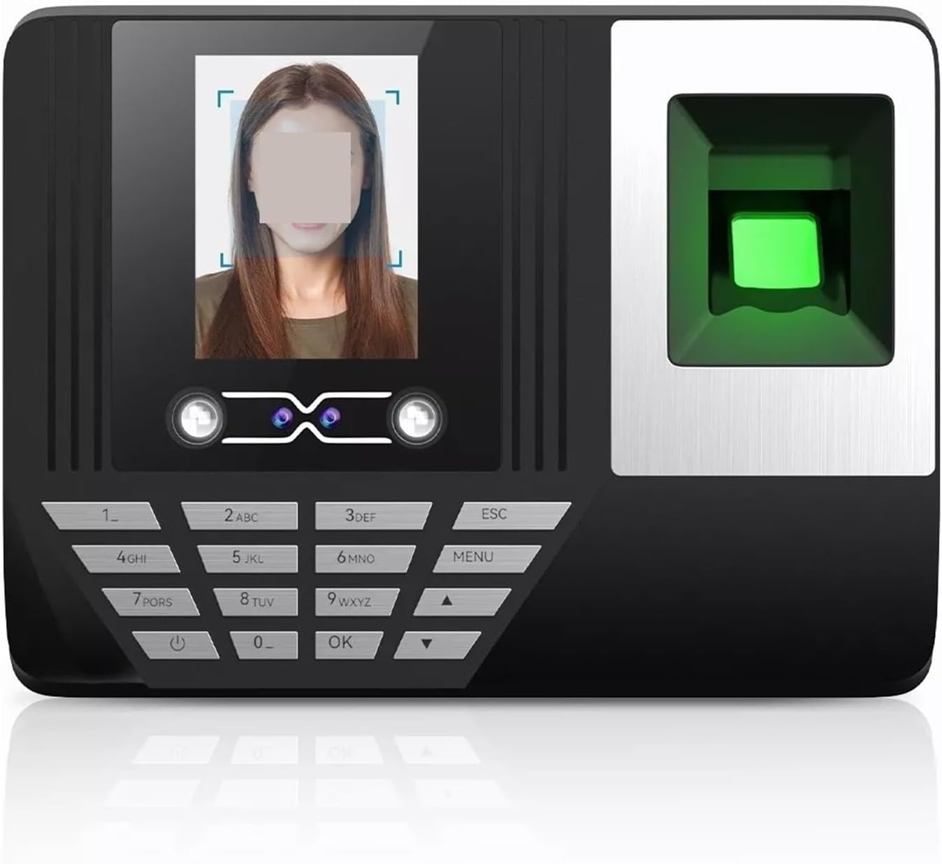 Time Clocks Biometric Face Recognition Time Attendance Machine System ...