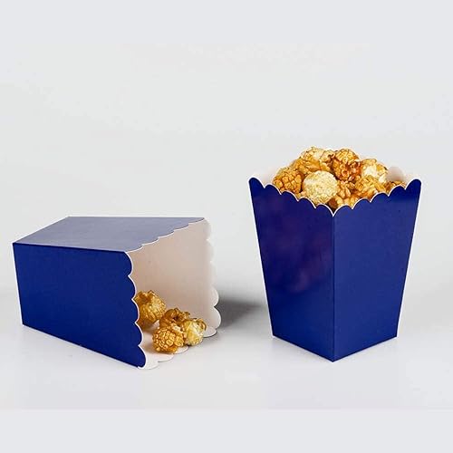 Miniatura 9 de Cajas de palomitas de maíz rosadas de cartón, contenedores de cartón, paquete de 24