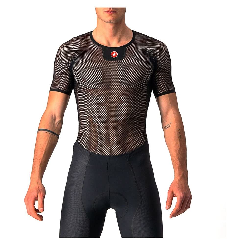 CASTELLI 4517027 CORE MESH 3 SS Men's T-shirt Black White S/M