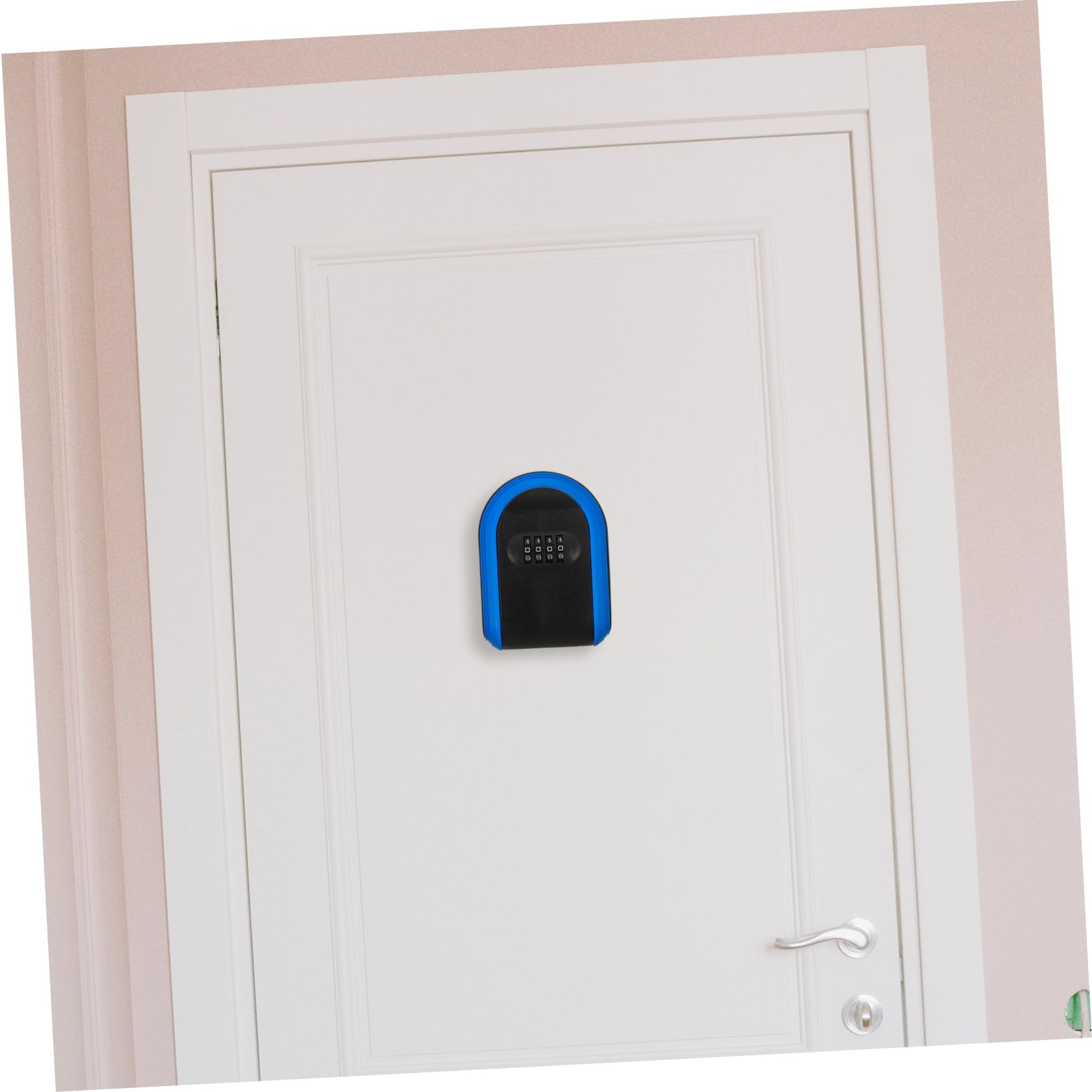 Lurrose 4pièces Boîte à Clés Sécurisée avec Verrou De Sécurité Extérieur Résistante Aux Facile à Installer pour Rangement Pratique Clés