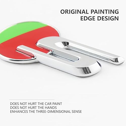 Miniatura 2 de R-dynamic - Placa 3D deportiva para maletero, rejilla delantera, emblema R-SPORT R S, símbolo especial de Vechicle compatible con accesorios Jagvar