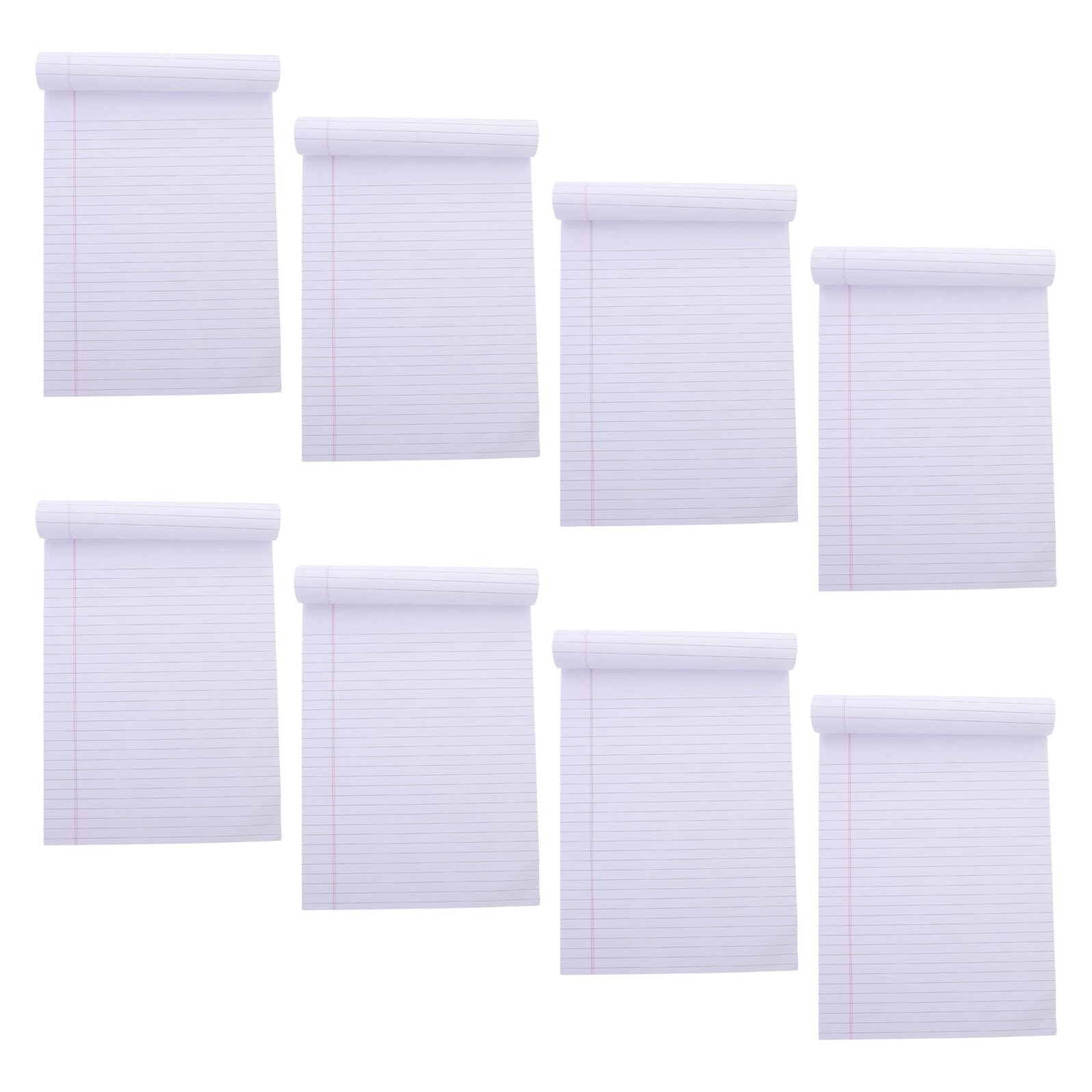 DOITOOL 8 Piezas Cuaderno Legal de Bloc de Notas Rayas Papel Rayado Escuela la Oficina Hogar Cuaderno de Negocios para Hombre