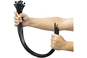 XINGO Heavy-Duty 24 Inch Black Zip Ties