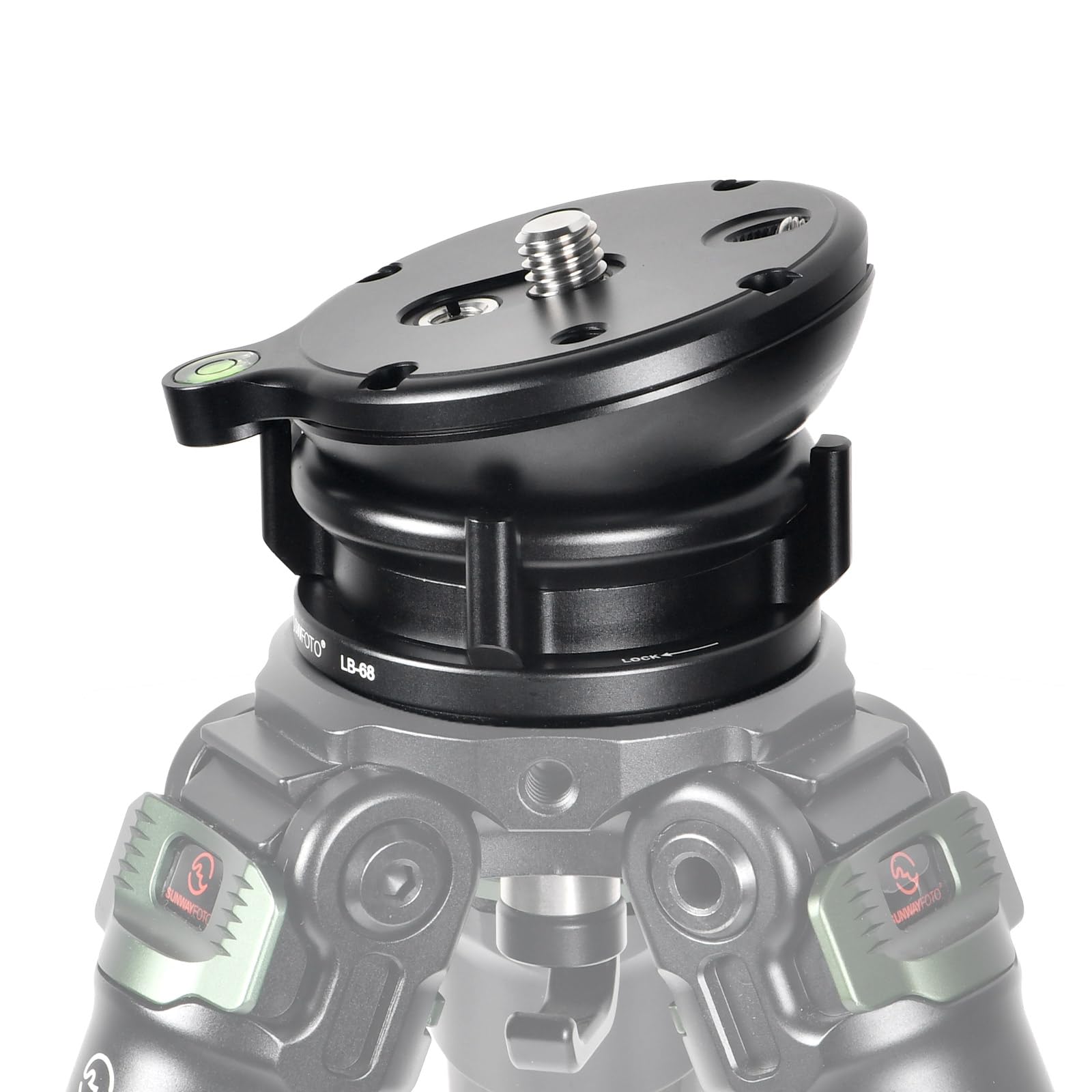 SWFOTO LB-68 レベリングベース 低重心 雲台 アルミニウム合金製 最大負荷10KG Amazon | SWFOTO LB-68 レベリングベース 低重心 雲台 アルミニウム