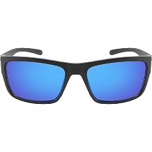 EDGEIWEAR Wrap Around Sports UV400 Sunglasses with Mirrored Lens for Men Women Driving Fishing Running Biking