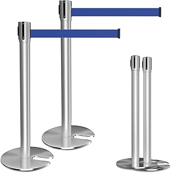 Amazon | Venergie ベルトパーテーション ポールスタンド ガイドポール