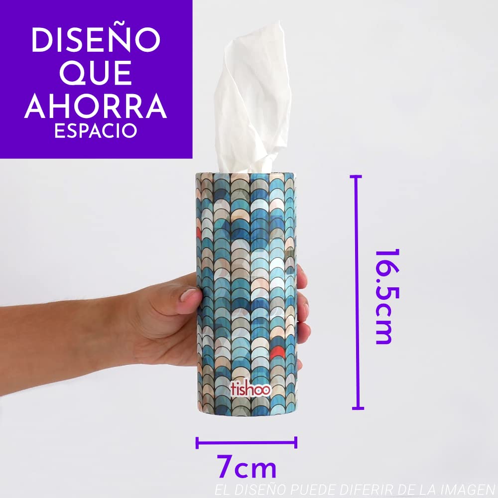 tishoo Pañuelos de lujo ultra sedosos | 4 capas súper suaves con hidratante | para portavasos de coche, hogar y viajes | 4 tubos en embalaje sin plástico | Mixed/Mayfair — view 8
