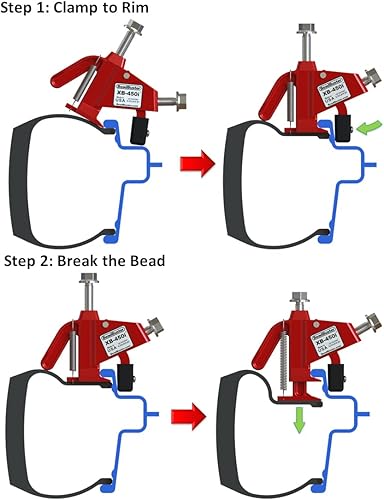 Miniatura 5 de desmontador de neumáticos de auto, motocicleta, vehículo todo terreno, XB-450