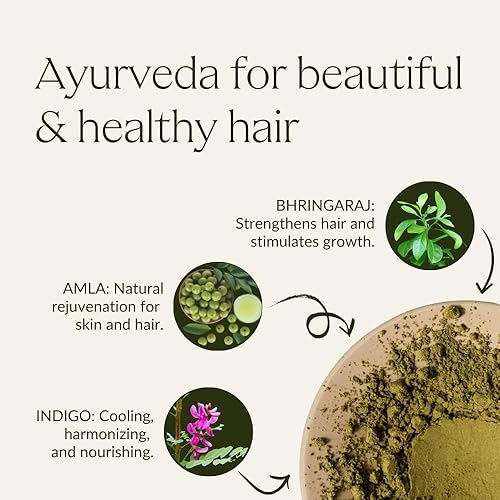 Miniatura 7 de khadi ASH BROWN - Color natural para el cabello, cosmética natural, color de cabello para marrón mate y medio, color de cabello vegetal, 100%