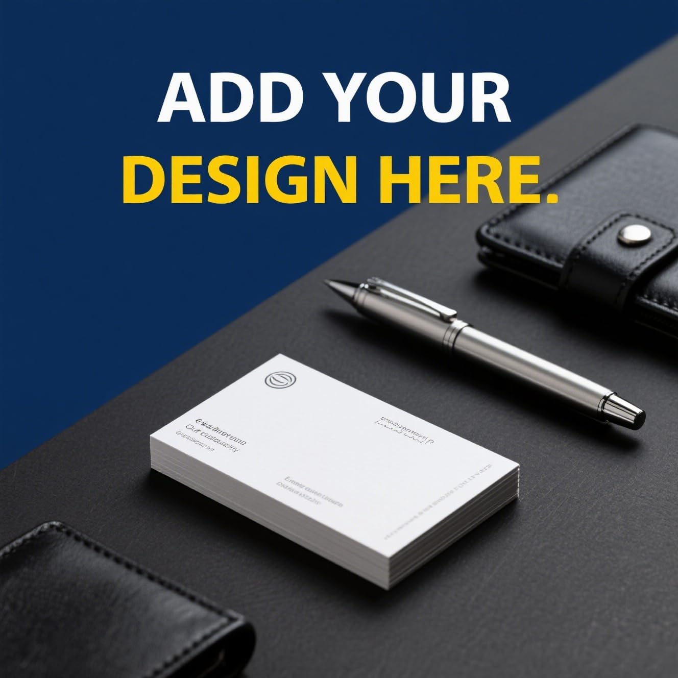 Custom Business Cards, Personalized Matte 300gsm Paper, Front & Back Full Color Printing, Add Logo/Photo/Text for Small Business Branding, 500PCS