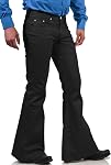 70s Disco Pants for Men,Mens Bell Bottom Pants 70s, 60s Mens Bell Bottoms Vintage Jeans for Men