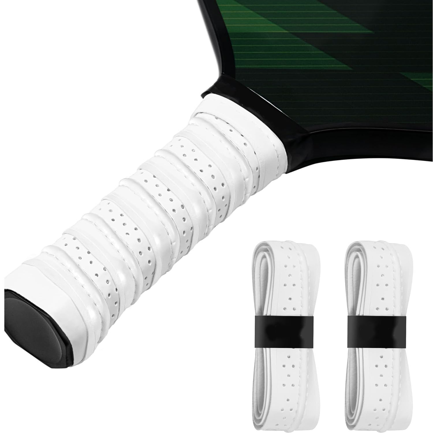 Pickleball Paddle Grip Tape，Sweat-Absorbent Overgrip for Tennis & Badminton