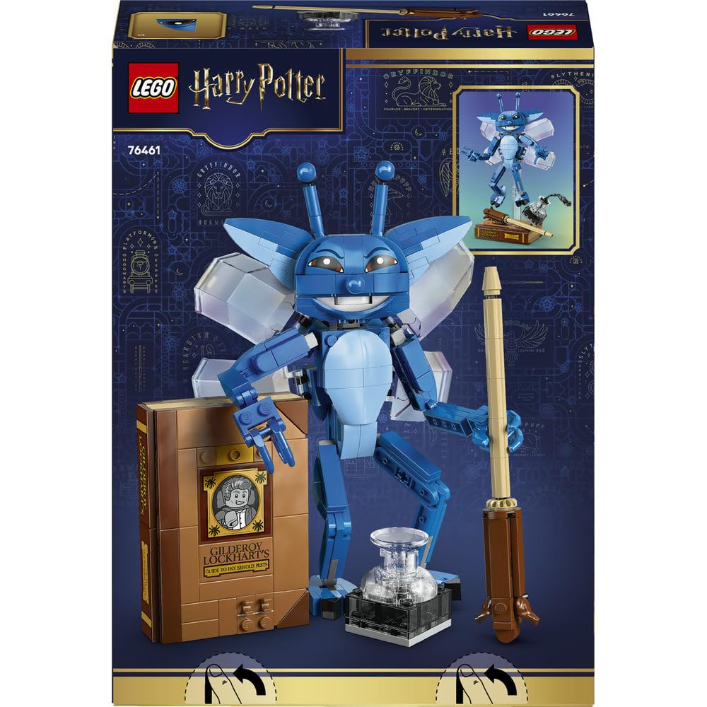 LEGO Harry Potter Chochlik kornwalijski, ruchoma figurka do zbudowania, zabawka dla dzieci i pomysł na prezent dla dziewczynek i chłopców wieku od 8 lat, dekoracja do pokoju dziecięcego 76461