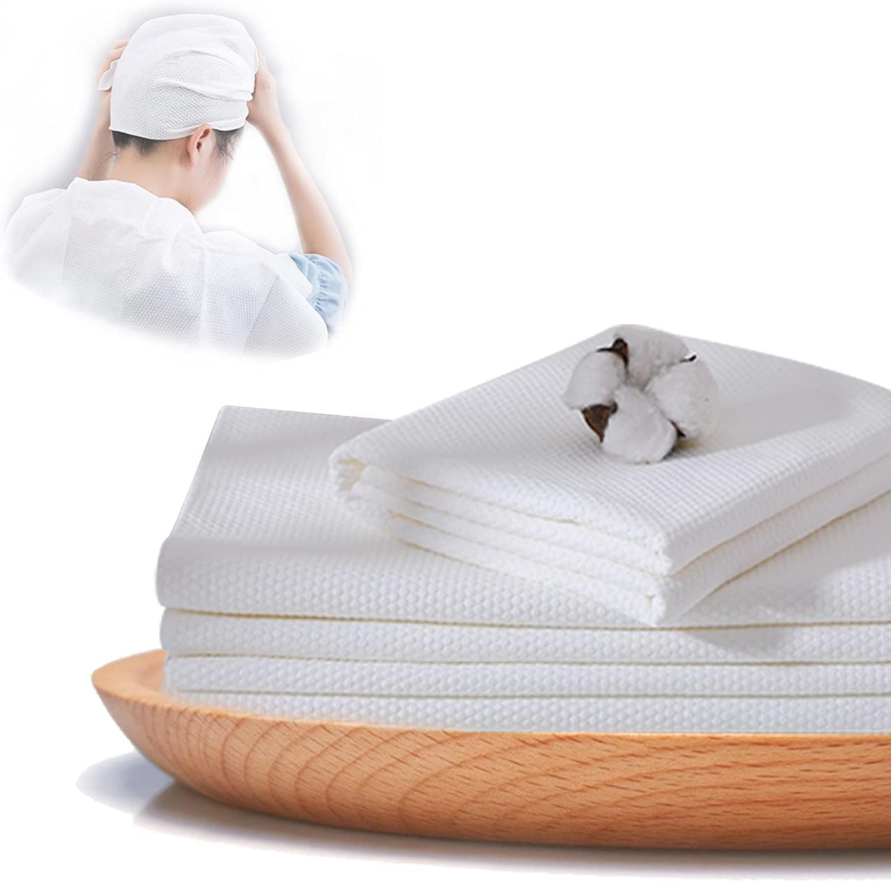 JINYUDOME 20 Count Disposables Hair Towels Salon Towels