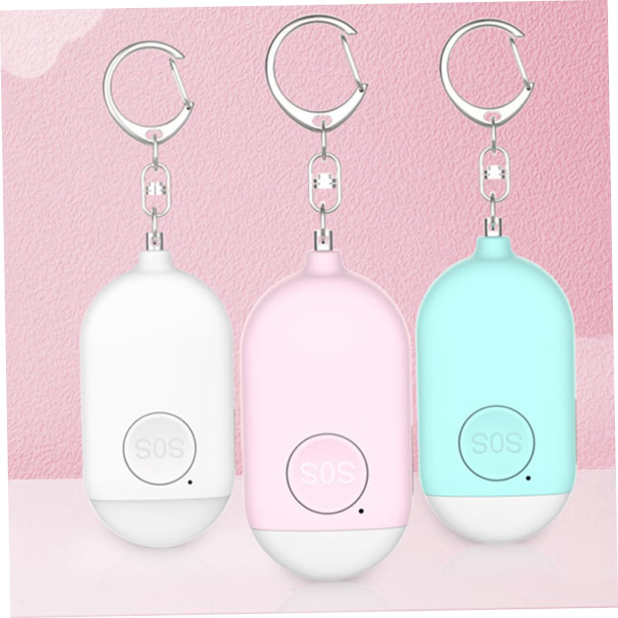 OSALADI Lot De 2 Alarmes De Sécurité pour Filles Et Femmes Appareil Portable Compact Et Léger 130 pour Usage Personnel