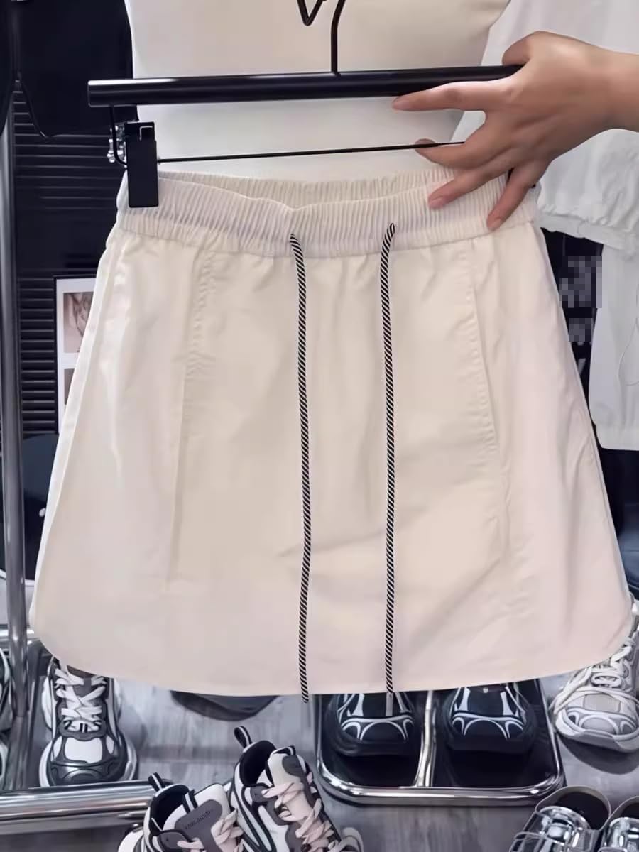 Casual Loose Waist Slim Shorts Skirt for Women in Summer