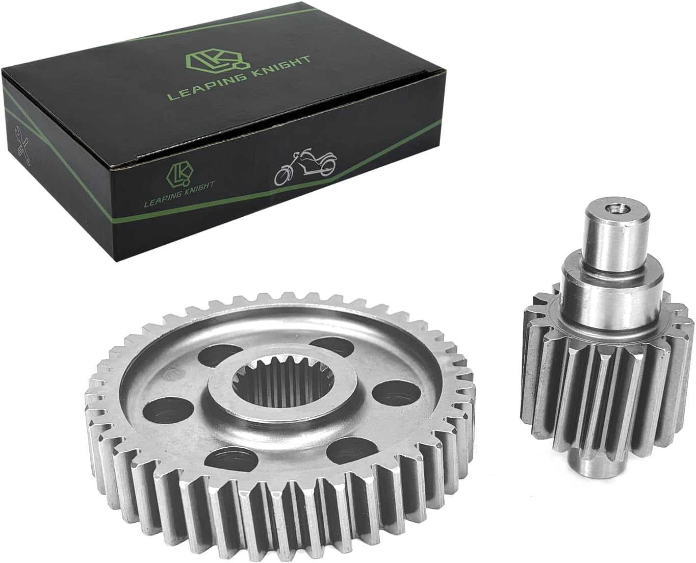 Secondary Transmission Gear High Performance GY6 49cc 50cc 80cc 100cc Racing Final Drive Gear Set fit for 139QMB 139QMA 147QMD Engine Scooter Moped ATV Go Kart (16-42T)