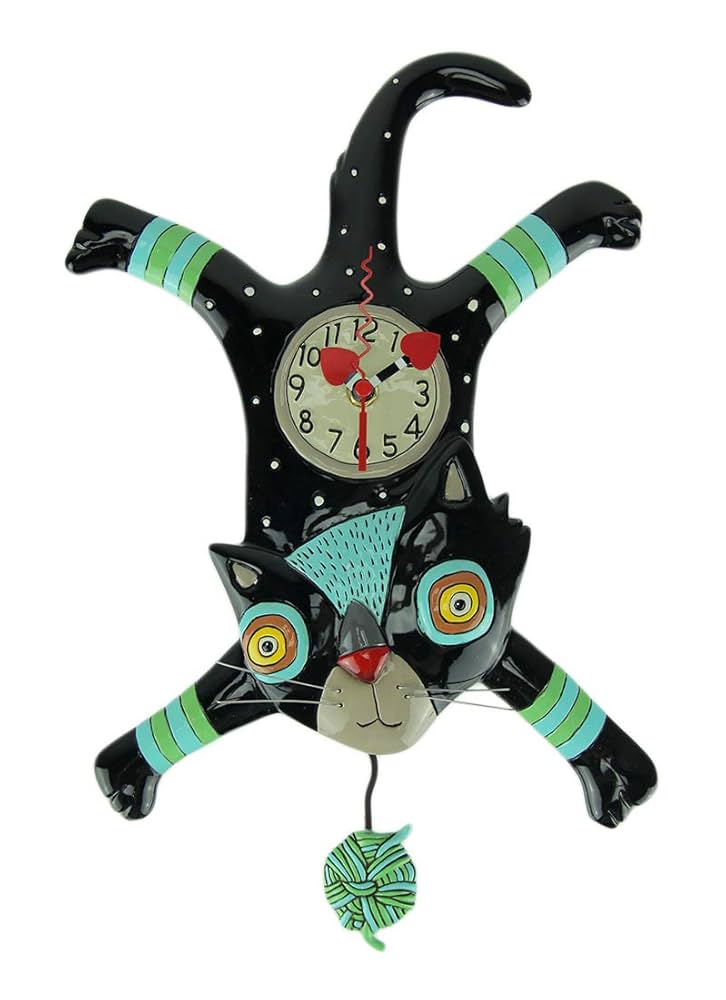 Pretty Kitty Clock　アレンデザイン壁掛け時計 Pretty Kitty Clock – Allen Designs Studio